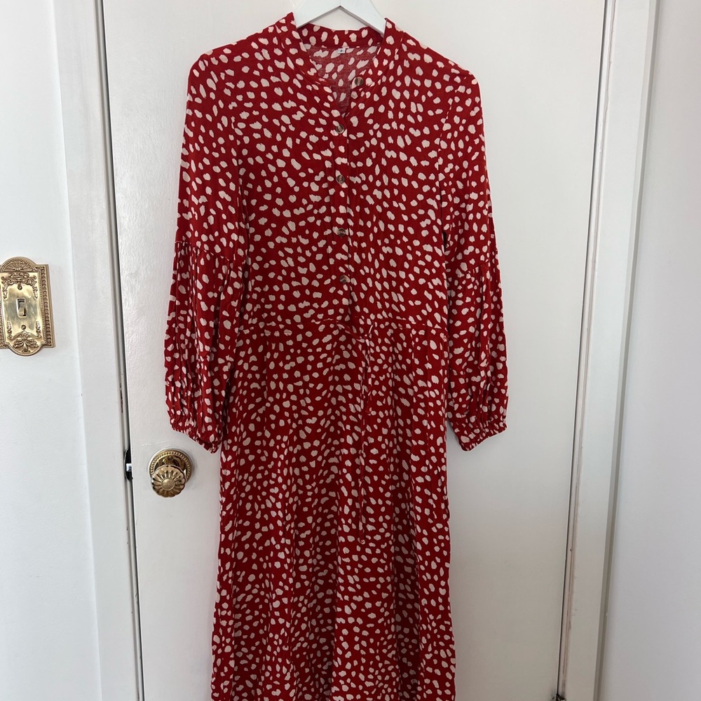 Women’s Animal Print Midi Dress